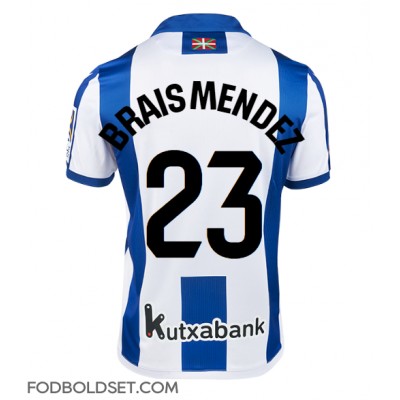 Real Sociedad Brais Mendez #23 Hjemmebanetrøje 2024-25 Kortærmet Real Sociedad Brais Mendez #23 Hjemmebanetrøje 2024-25 Kortærmet
